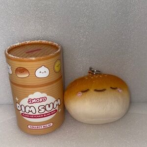 Smoko Dim Sum Plush Key Chain- Baked Bun